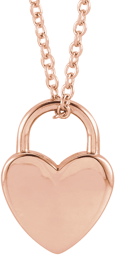 Engravable Heart Lock