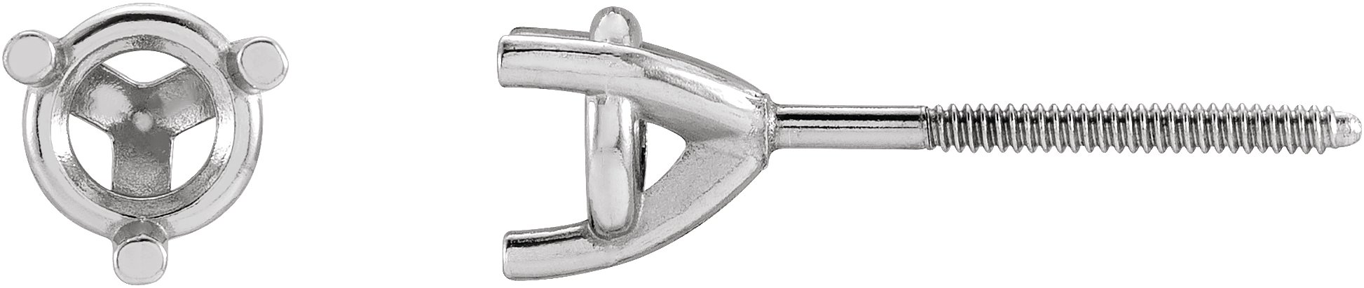 Round 3-Prong Stuller Moissanite™ Stud Earrings