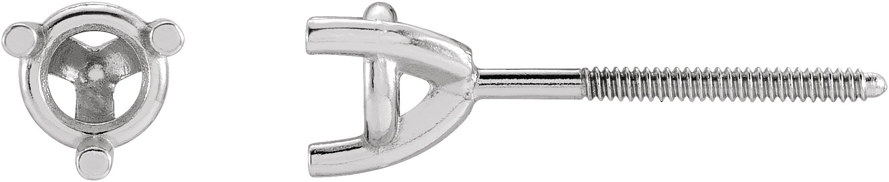 Round 3-Prong Stuller Moissanite™ Stud Earrings