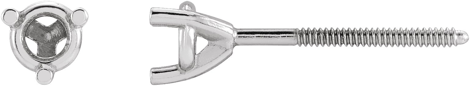 Round 3-Prong Stuller Moissanite™ Stud Earrings