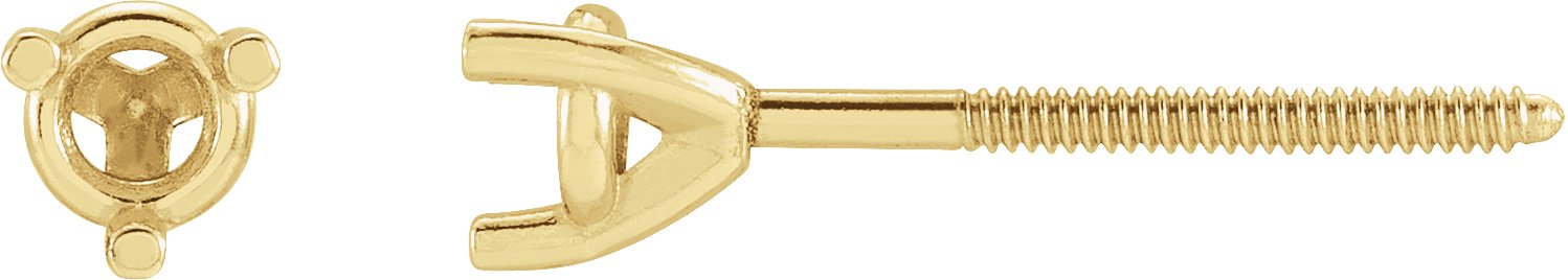 Round 3-Prong Stuller Moissanite™ Stud Earrings