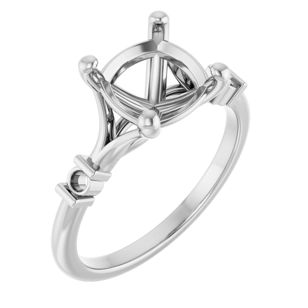 Accented Engagement Ring