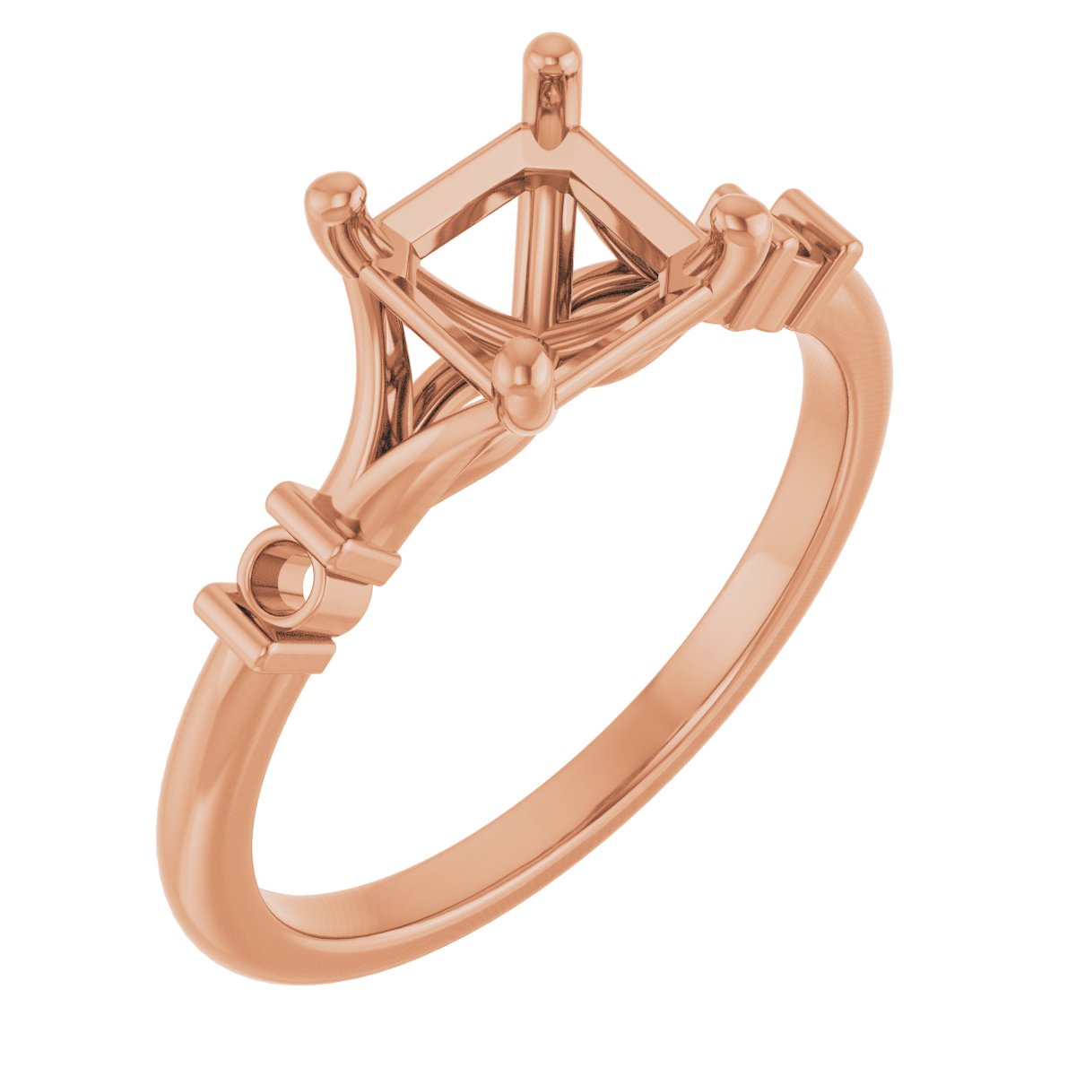 Accented Engagement Ring