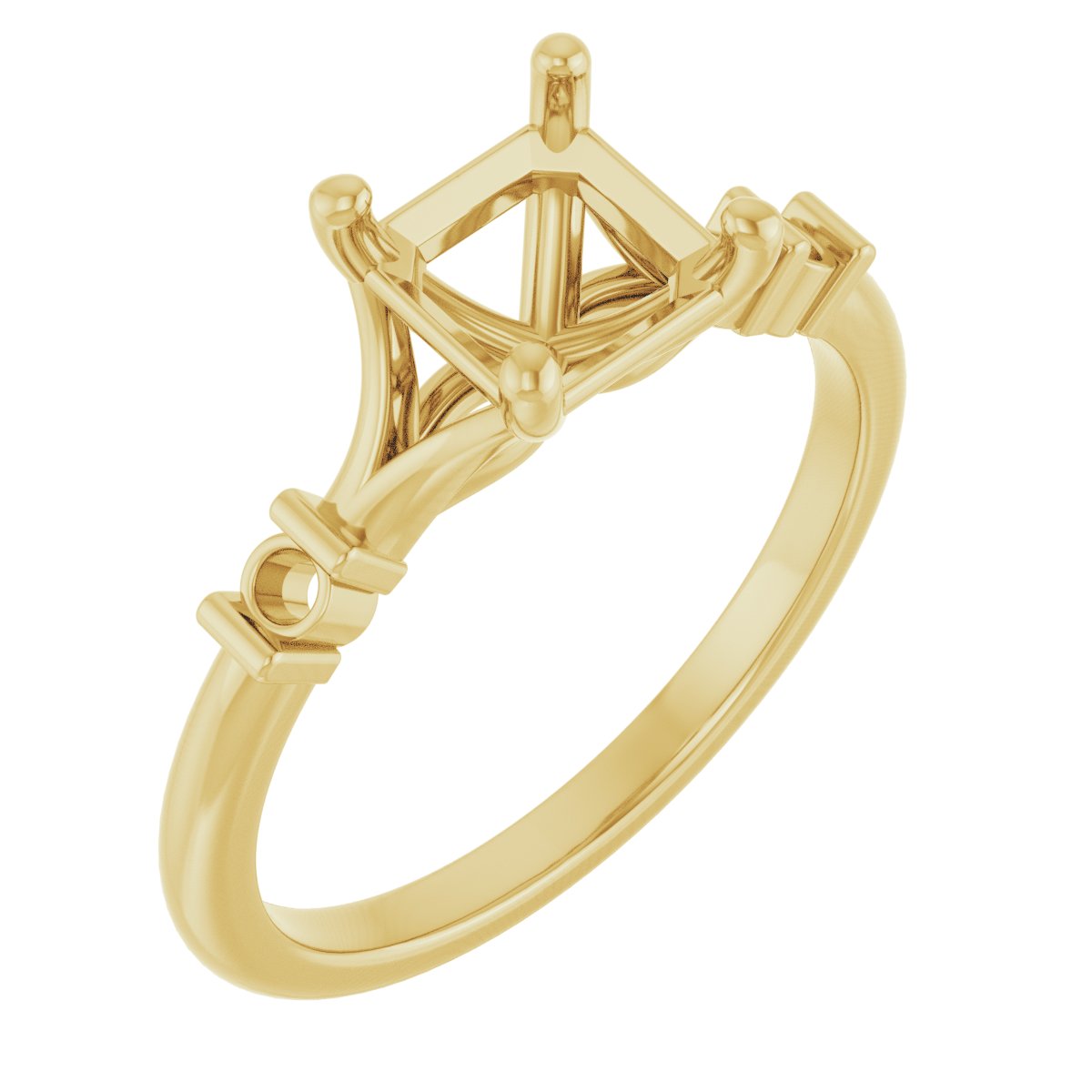 Accented Engagement Ring