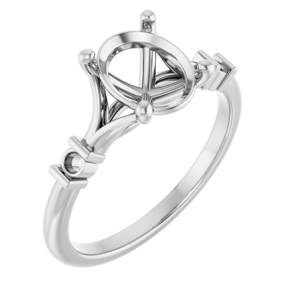 Accented Engagement Ring