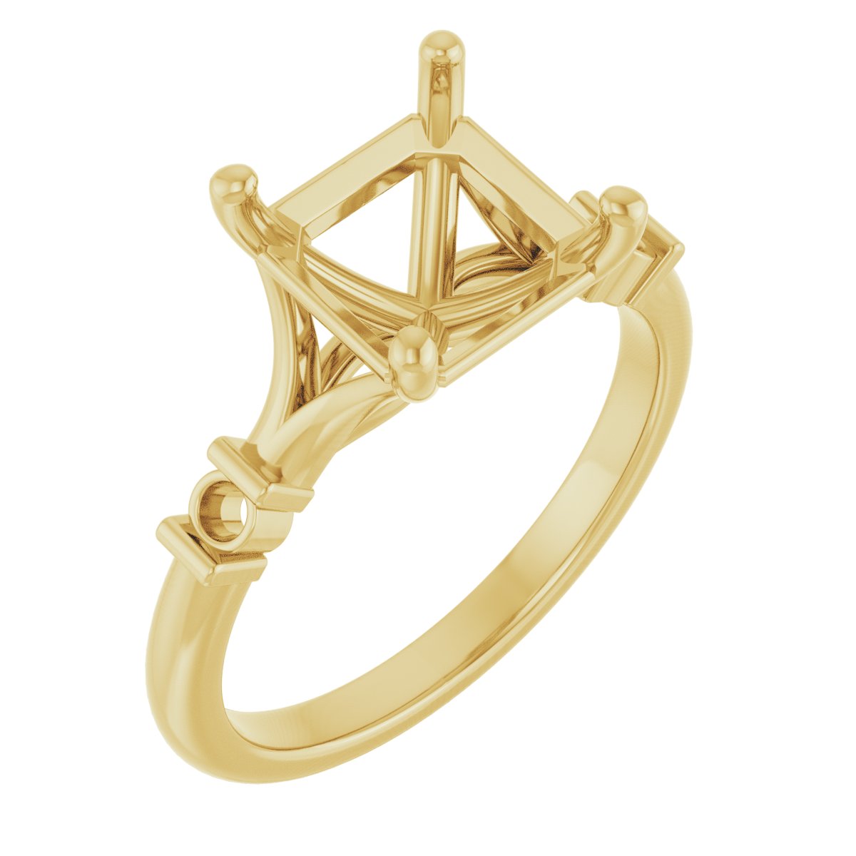 Accented Engagement Ring