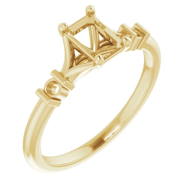 Accented Engagement Ring