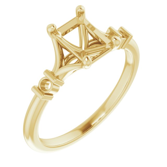 Accented Engagement Ring