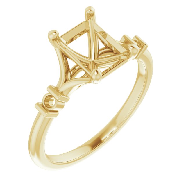 Accented Engagement Ring