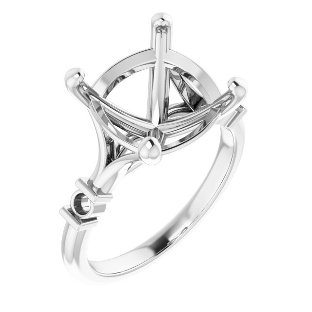 Accented Engagement Ring