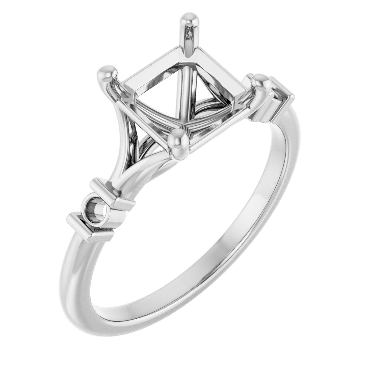 Accented Engagement Ring