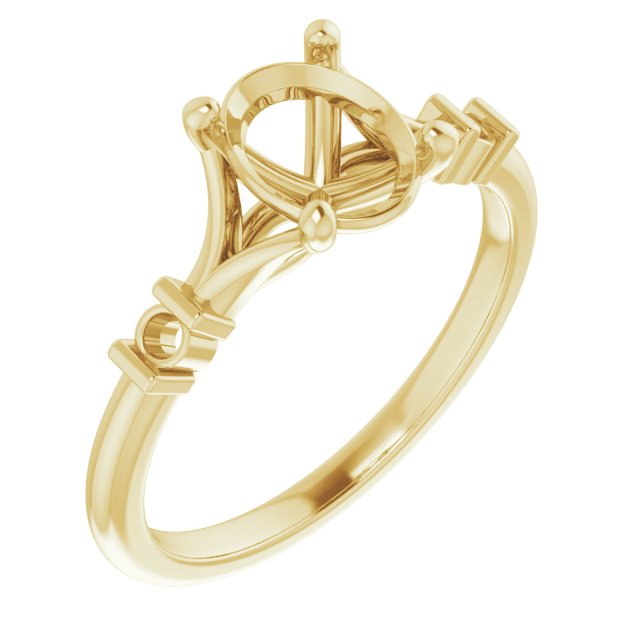 Accented Engagement Ring