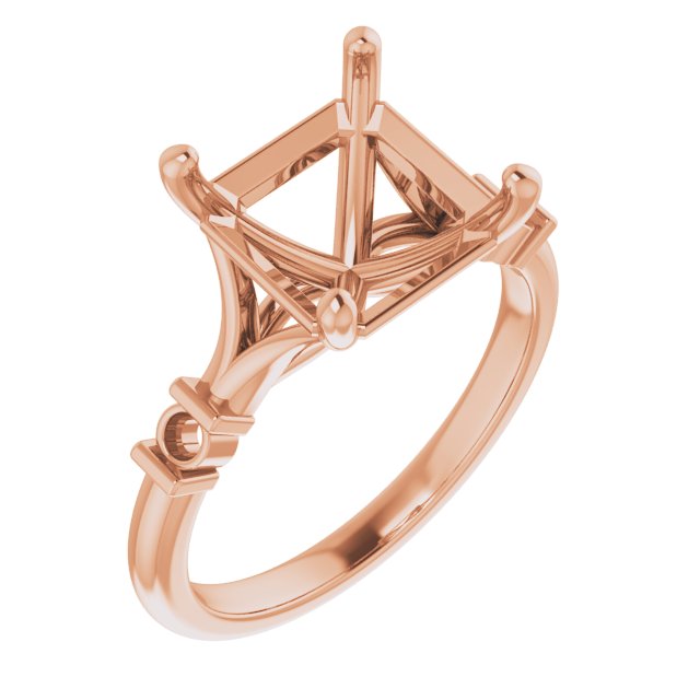 Accented Engagement Ring