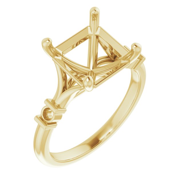 Accented Engagement Ring