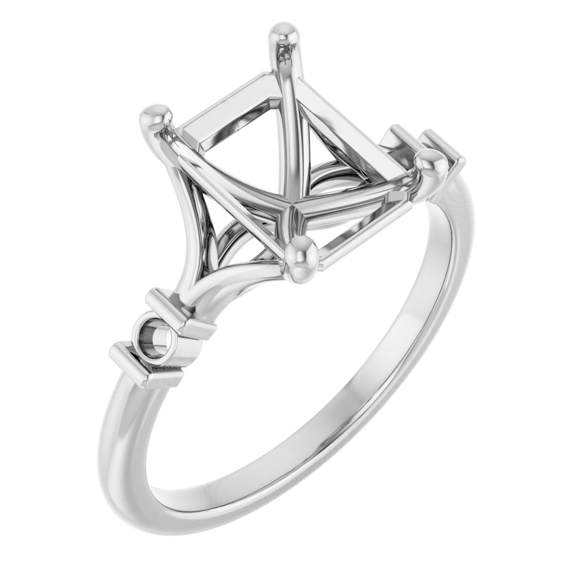 Accented Engagement Ring