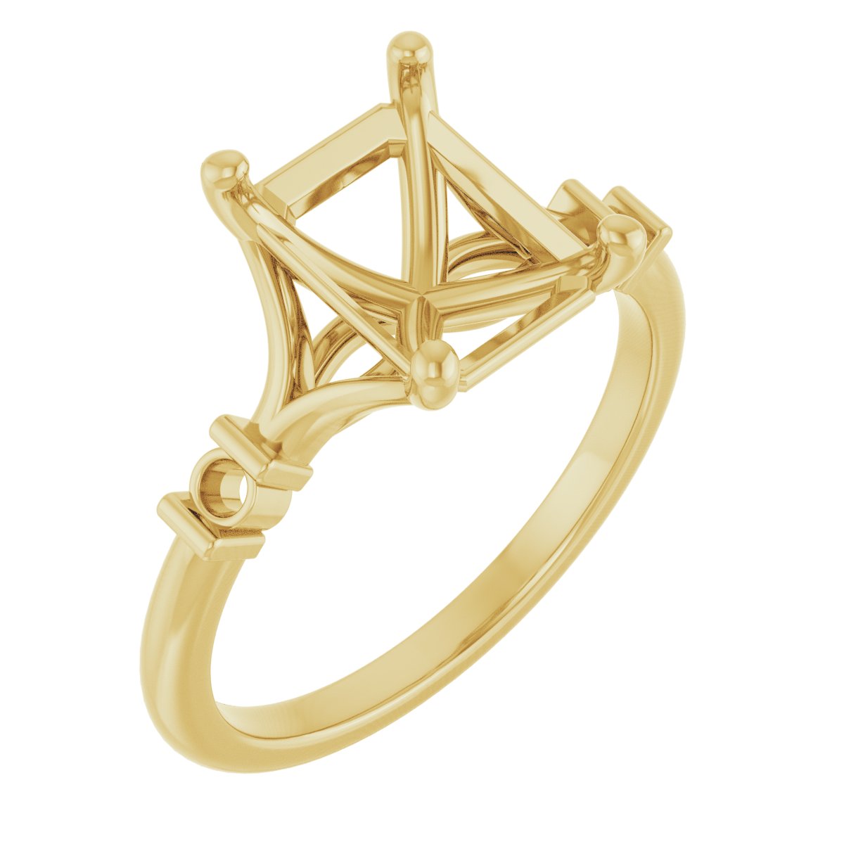 Accented Engagement Ring