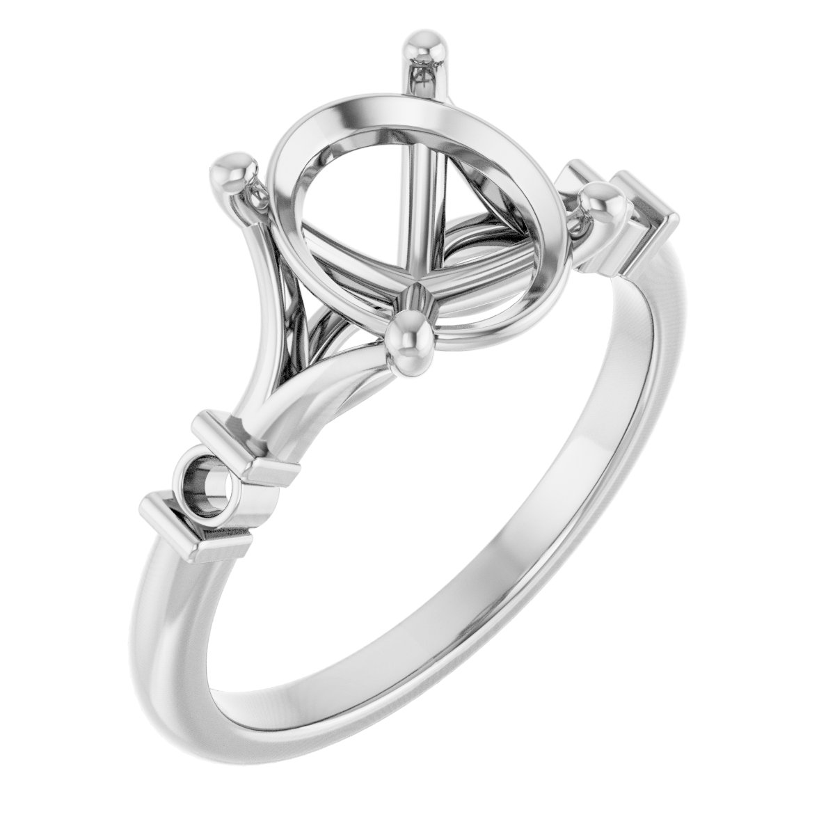 Accented Engagement Ring