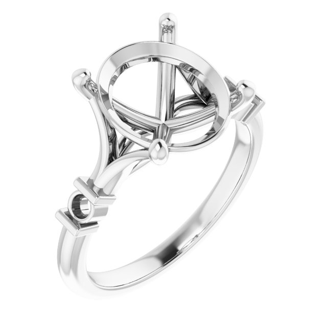 Accented Engagement Ring