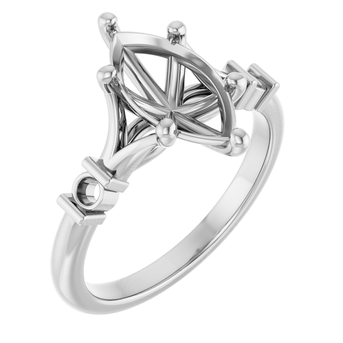 Accented Engagement Ring