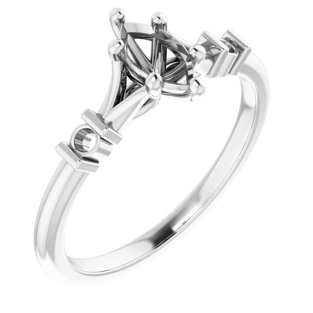 Accented Engagement Ring