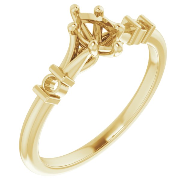 Accented Engagement Ring