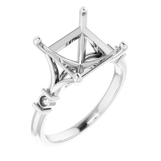 Accented Engagement Ring