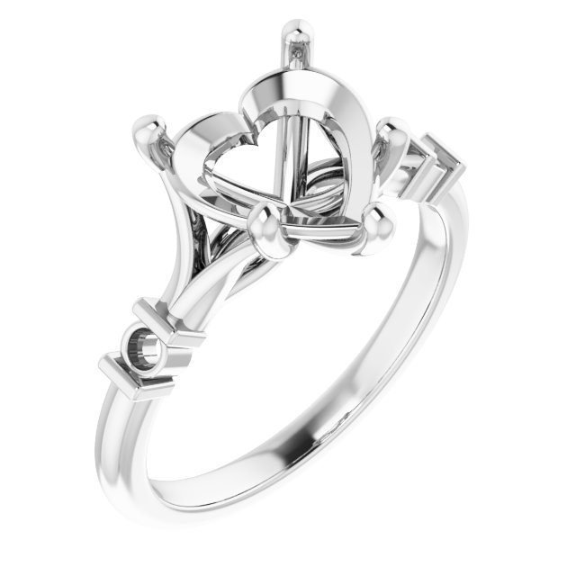Accented Engagement Ring