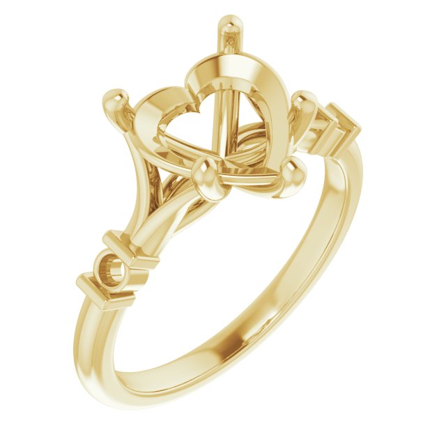 Accented Engagement Ring
