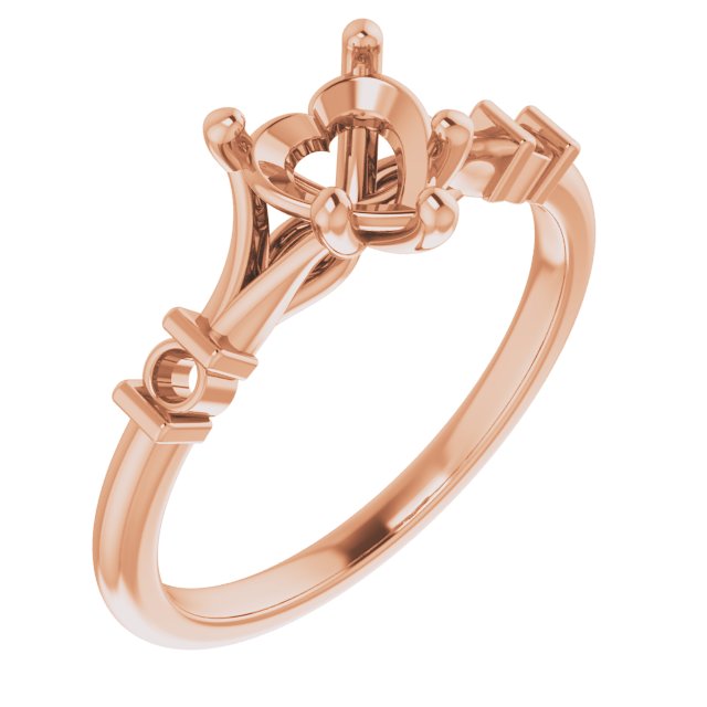 Accented Engagement Ring