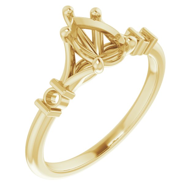 Accented Engagement Ring