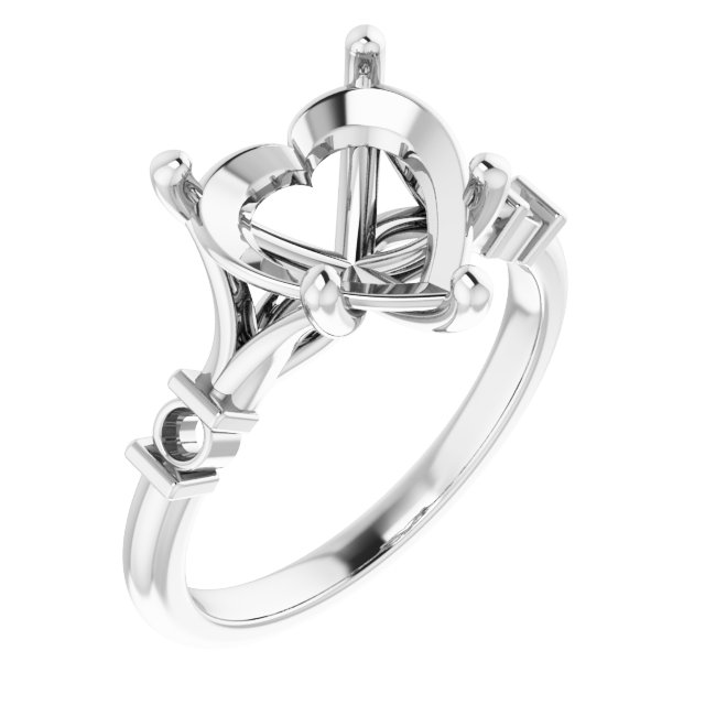 Accented Engagement Ring