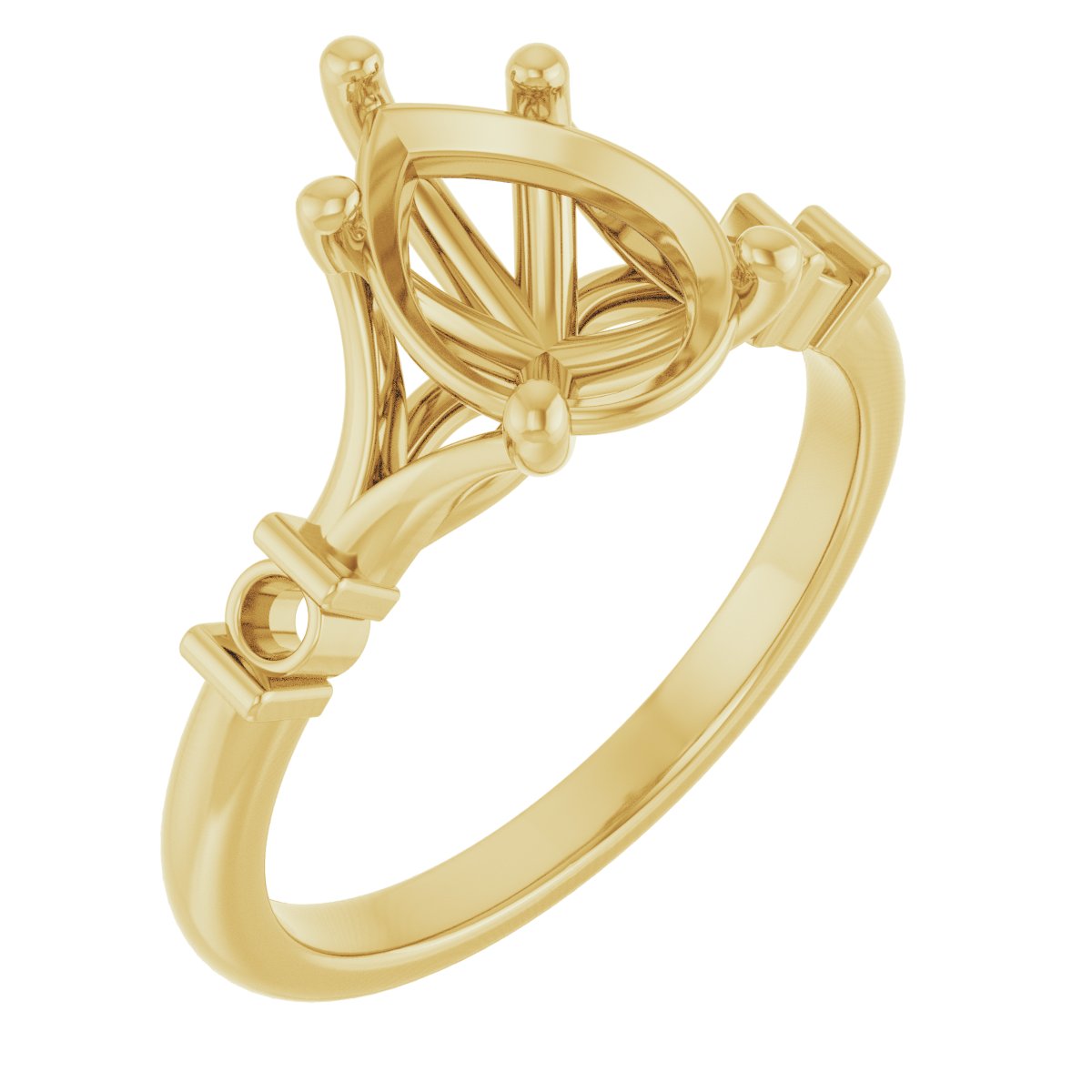 Accented Engagement Ring