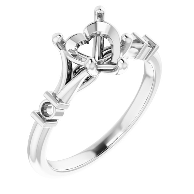 Accented Engagement Ring