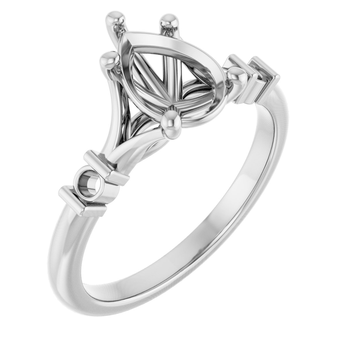 Accented Engagement Ring