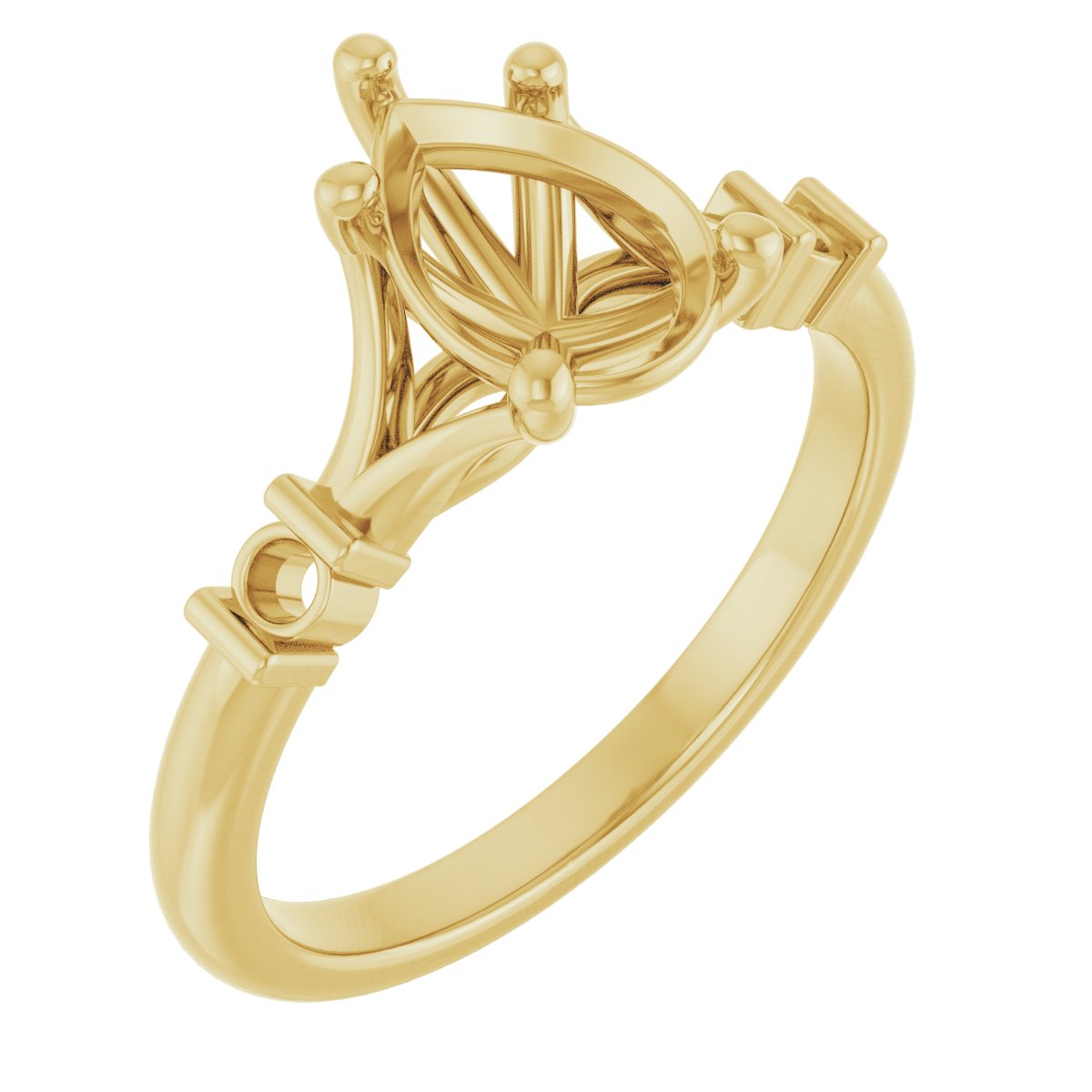 Accented Engagement Ring