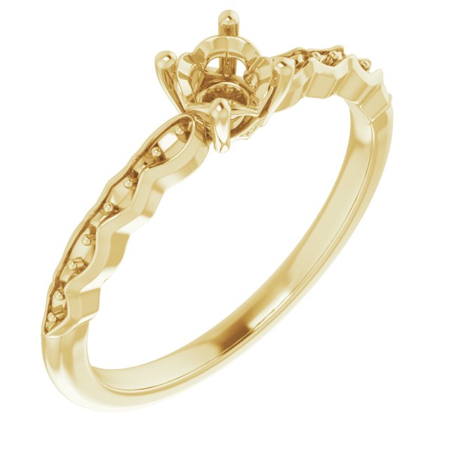 Accented Engagement Ring