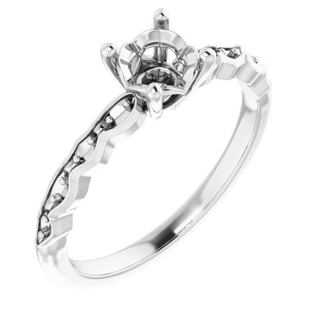 Accented Engagement Ring