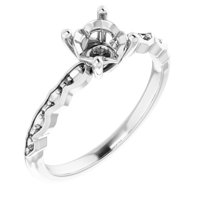 Accented Engagement Ring