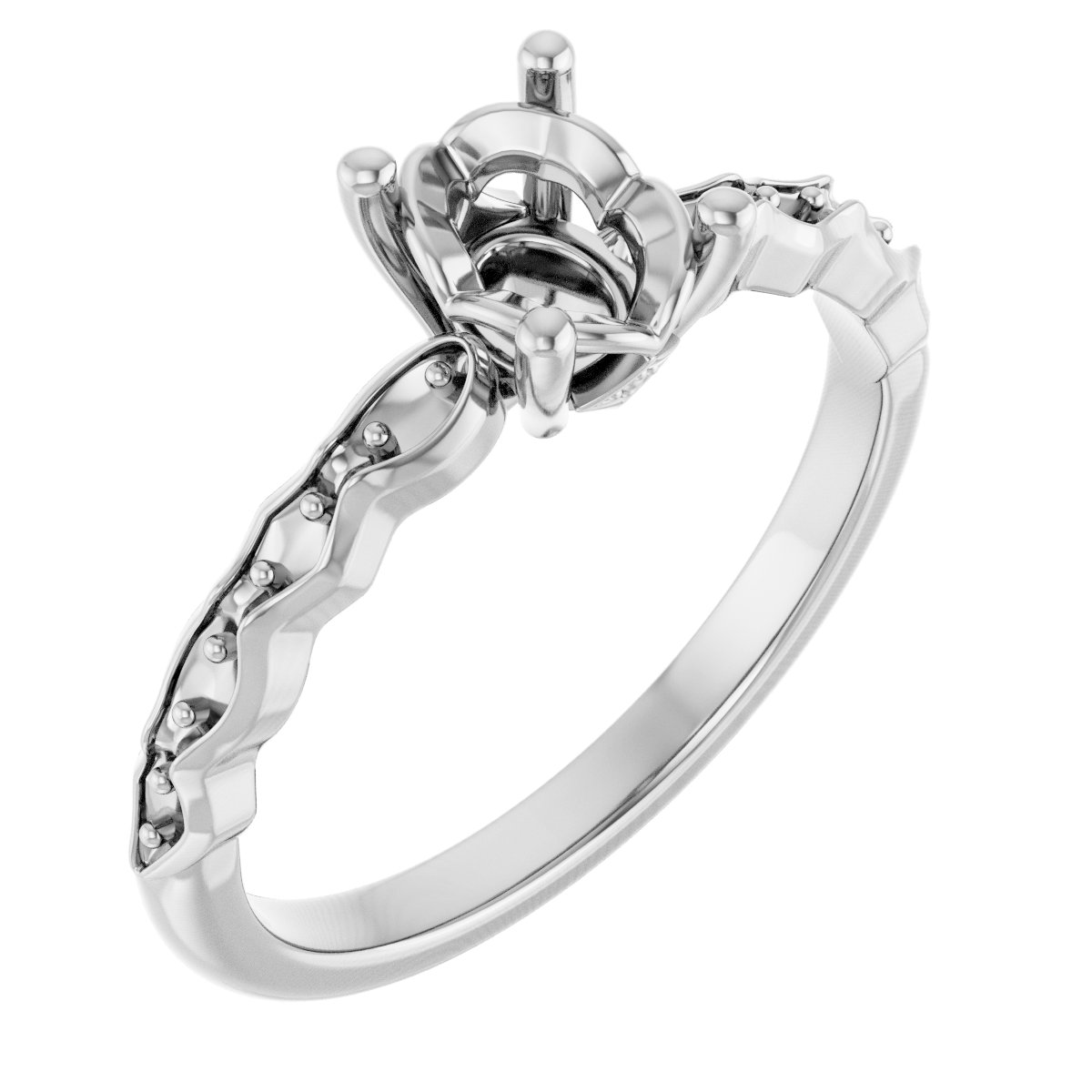Accented Engagement Ring