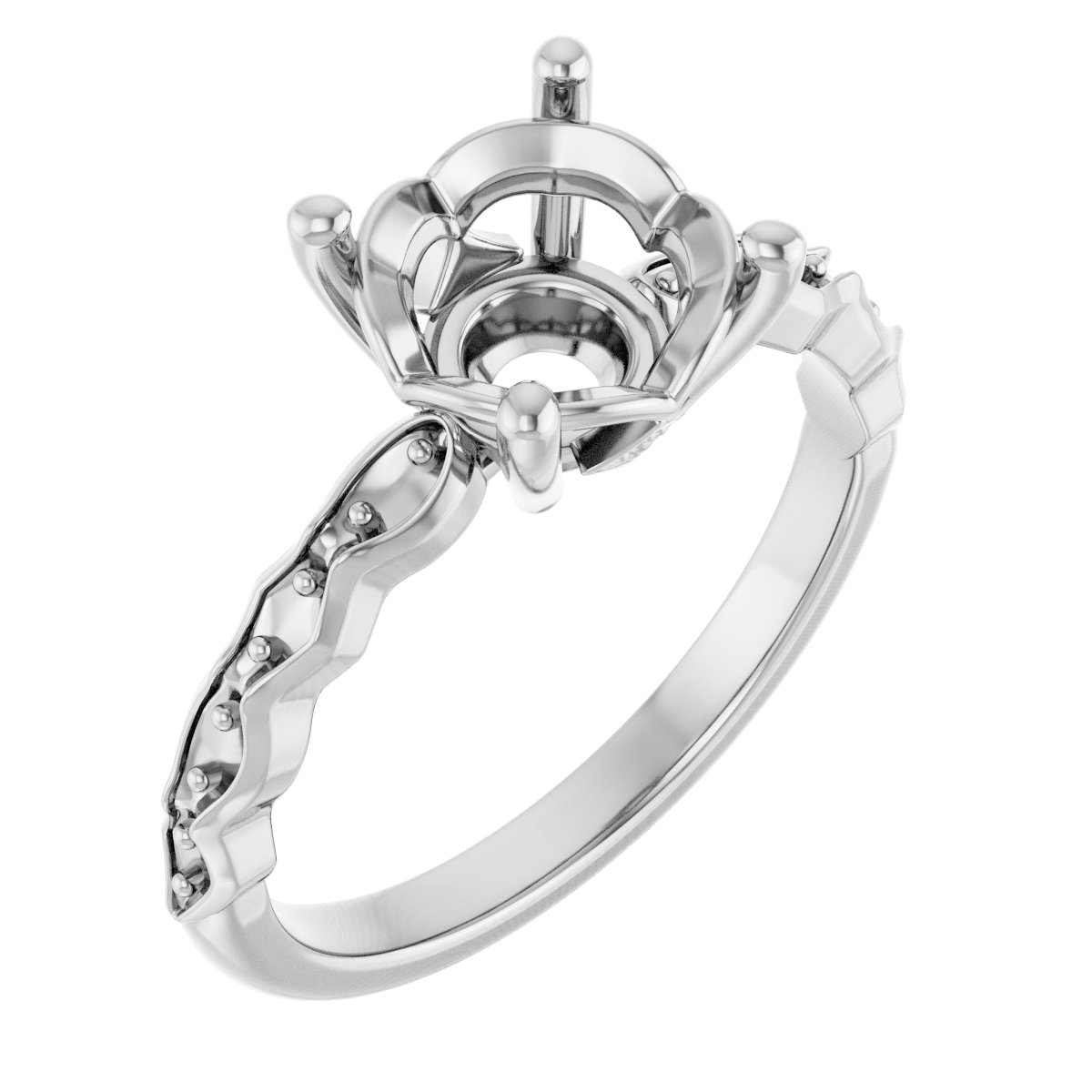 Accented Engagement Ring