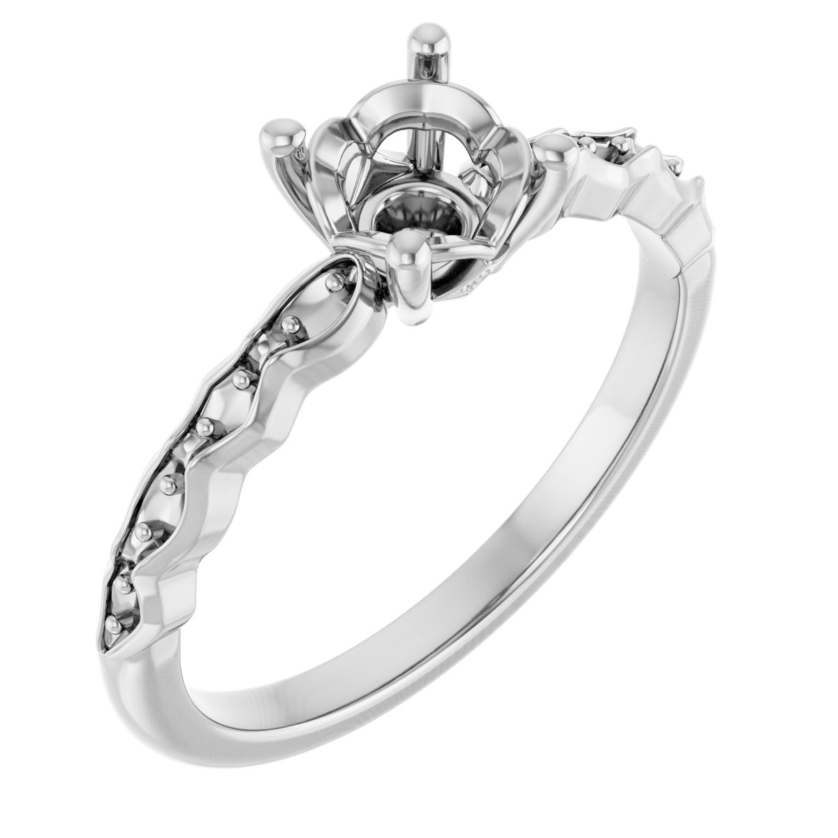 Accented Engagement Ring