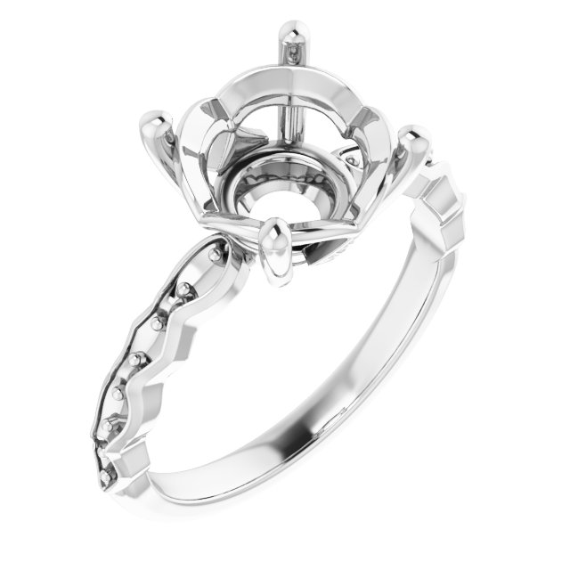 Accented Engagement Ring