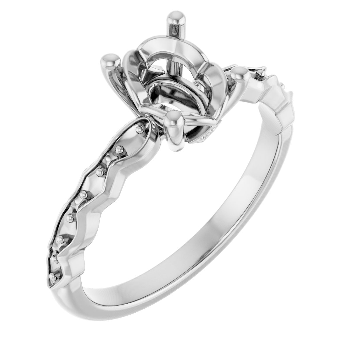 Accented Engagement Ring