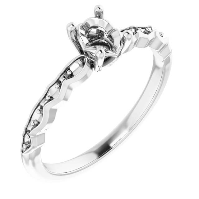 Accented Engagement Ring