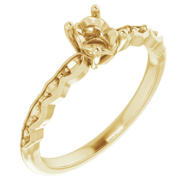Accented Engagement Ring