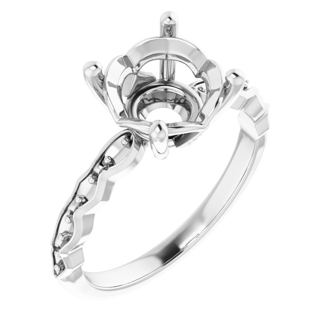 Accented Engagement Ring