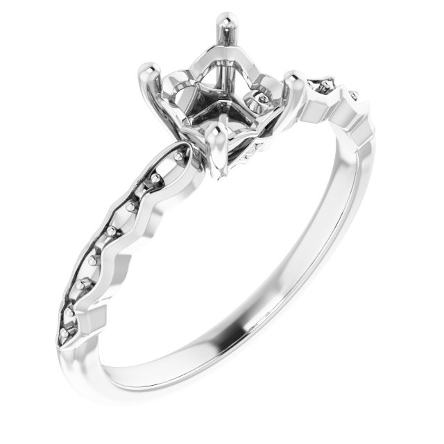 Accented Engagement Ring