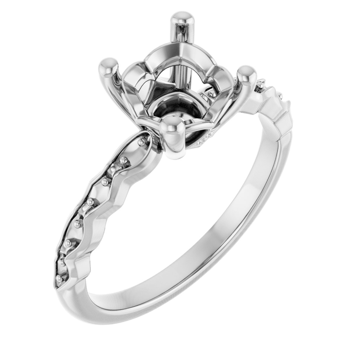Accented Engagement Ring