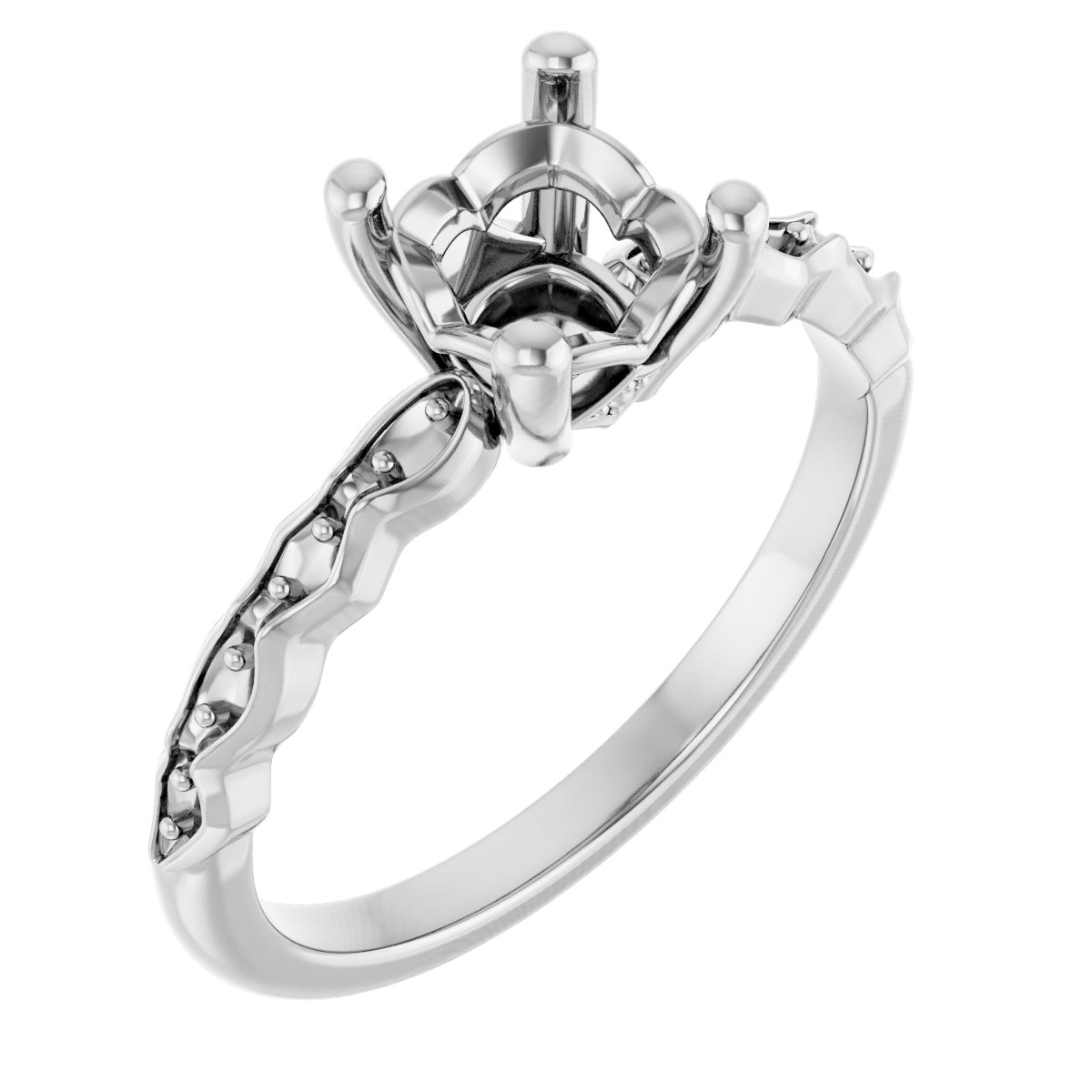 Accented Engagement Ring
