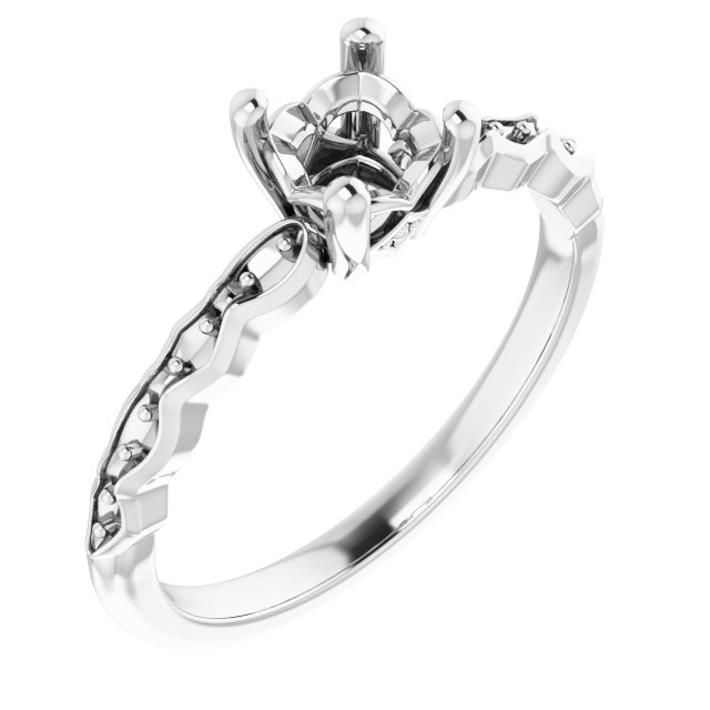 Accented Engagement Ring